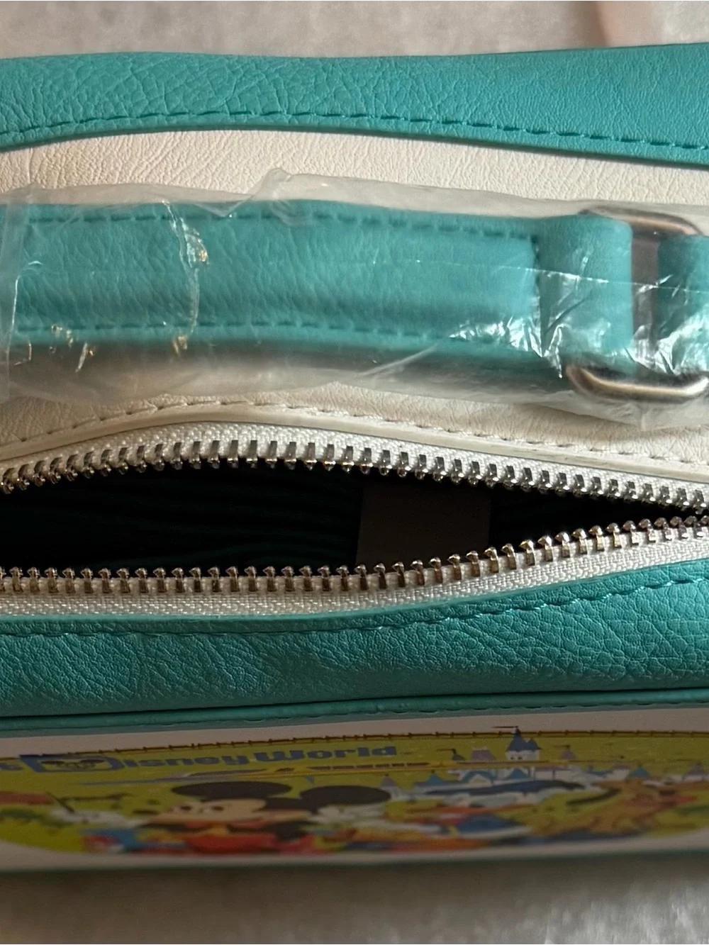 Disney Teal, Lime & Black Retro Character Crossbody